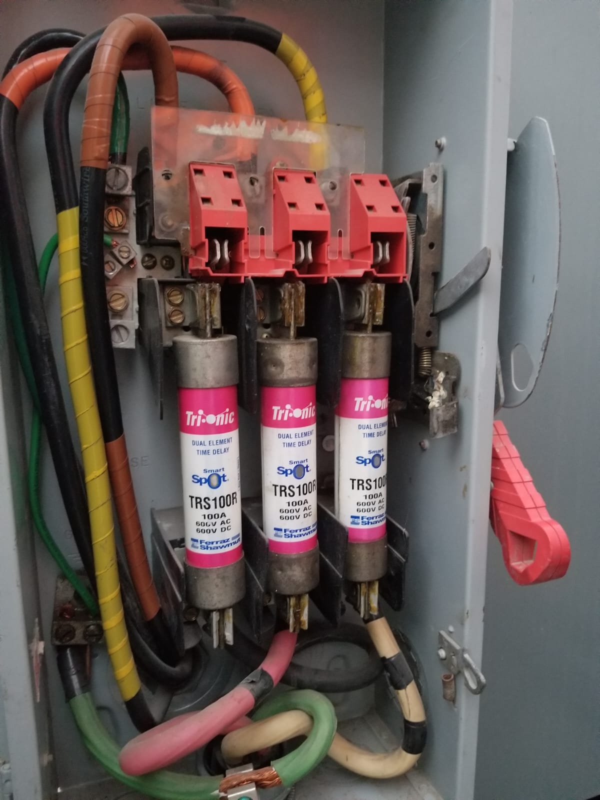 Three Pole Fused Disconnect — INE Electrical Service job photo