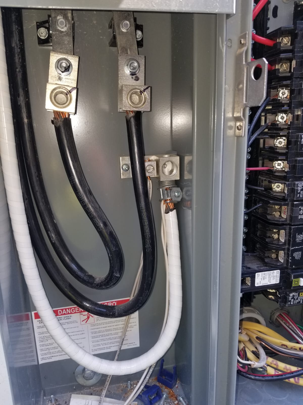 Service Panel Repair Main Lugs — INE Electrical Service job photo